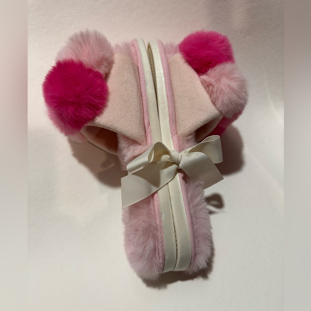 SHIRALEAH- SZ Small/medium 7-8 CARINA Slippers Hot Pink and Light Pinks - Picture 6 of 8